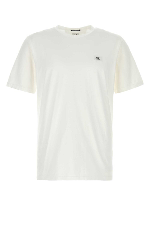 White cotton t-shirt White C.P. COMPANY (20CMTS113A006374G)