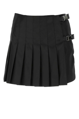 Black nylon mini skirt Black PRADA (21H868S2011WQ8)