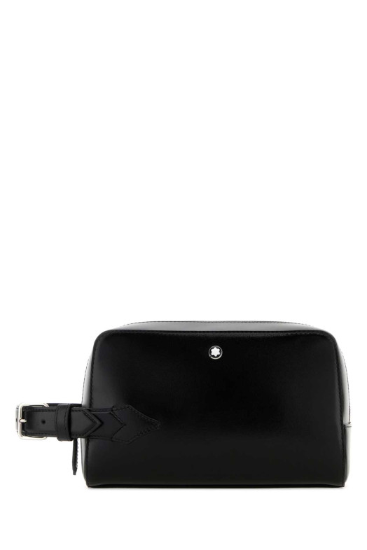 Black leather beauty case MONTBLANC (220408)