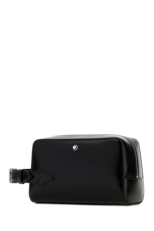 Black leather beauty case MONTBLANC (220408)