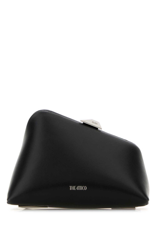 Black leather Midnight clutch White THE ATTICO (231WAH00040LBT019AA)