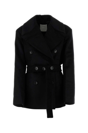 Black wool Orchis coat Black SPORTMAX (2422086022600)
