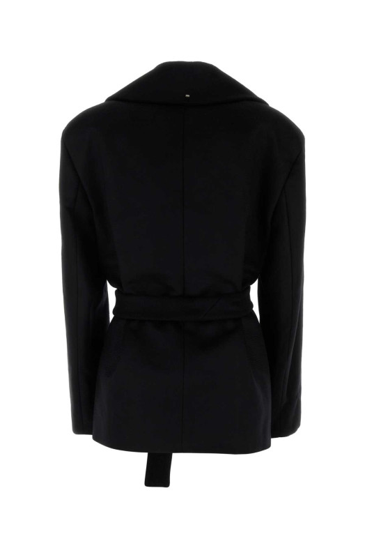 Black wool Orchis coat Black SPORTMAX (2422086022600)