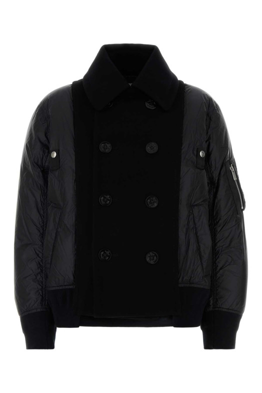 Black nylon sown jacket SACAI (2508074)