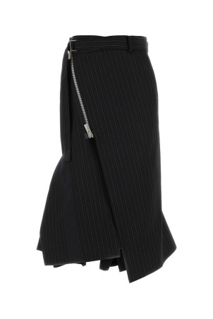 Embroidered polyester blend skirt SACAI (2508117)