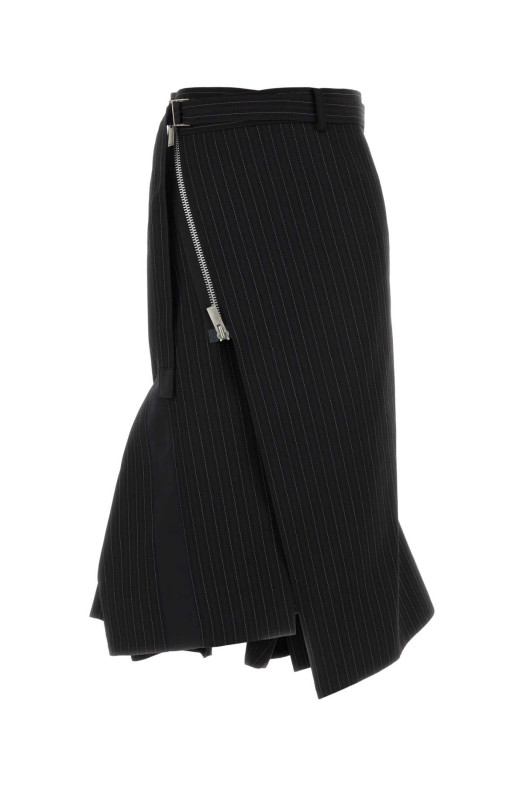 Embroidered polyester blend skirt SACAI (2508117)