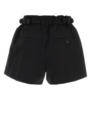 Embroidered polyester blend shorts SACAI (2508122)