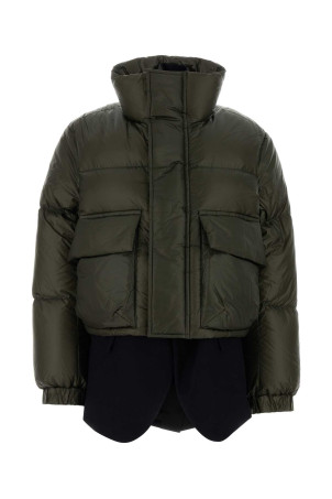 Olive green nylon down jacket SACAI (2508242)