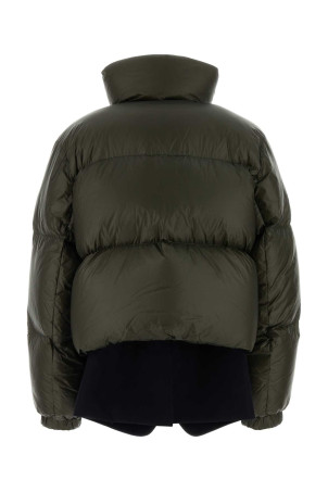 Olive green nylon down jacket SACAI (2508242)