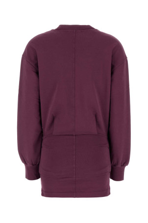 Plum stretch cotton mini dress THE ATTICO (251WCA00393JJF006AA)