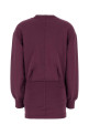 Plum stretch cotton mini dress THE ATTICO (251WCA00393JJF006AA)
