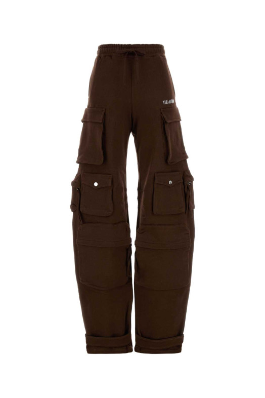 Brown cotton joggers THE ATTICO (251WCP00260JJF007AA)