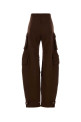 Brown cotton joggers THE ATTICO (251WCP00260JJF007AA)