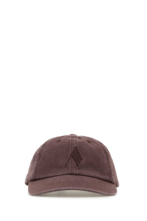 Chocolate cotton baseball cap Green THE ATTICO (260WAC00041CCC131EM)
