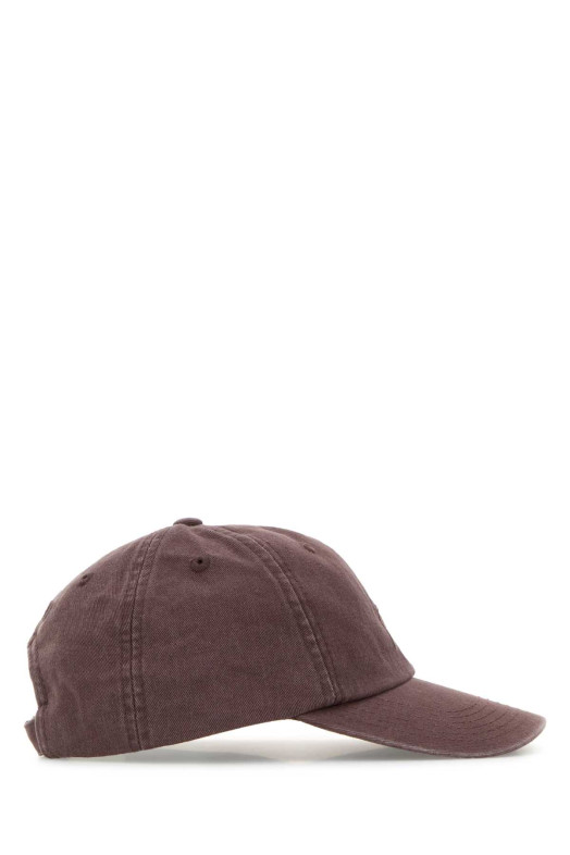 Chocolate cotton baseball cap Green THE ATTICO (260WAC00041CCC131EM)
