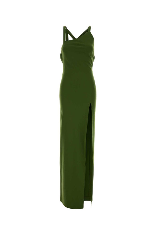 Green jersey long dress THE ATTICO (260WCW00261VVP002AA)
