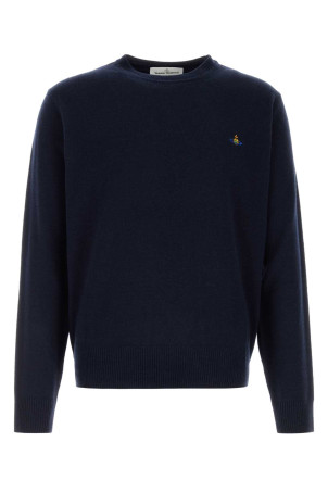 Midnight blue wool blend Alex sweater VIVIENNE WESTWOOD (2701002TY0018)