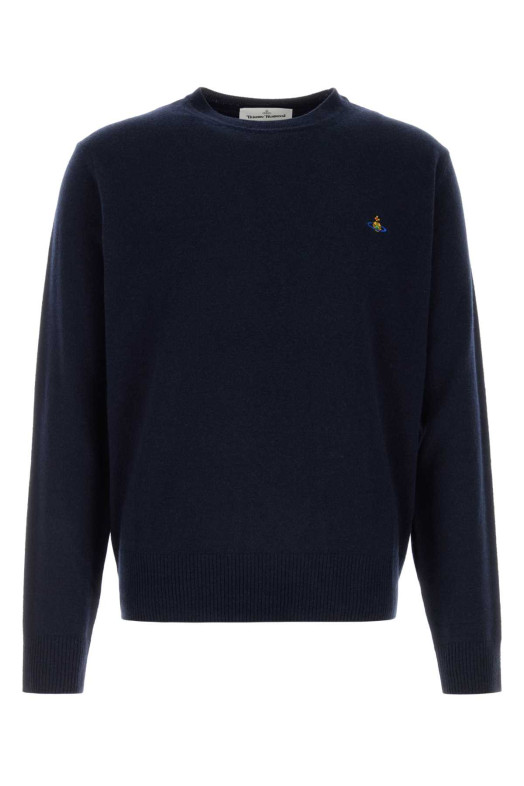 Midnight blue wool blend Alex sweater VIVIENNE WESTWOOD (2701002TY0018)