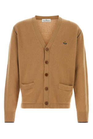 Camel wool blend Alex cardigan VIVIENNE WESTWOOD (2701002VY0018)