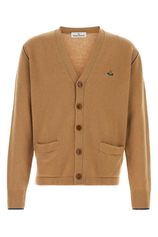 Camel wool blend Alex cardigan VIVIENNE WESTWOOD (2701002VY0018)
