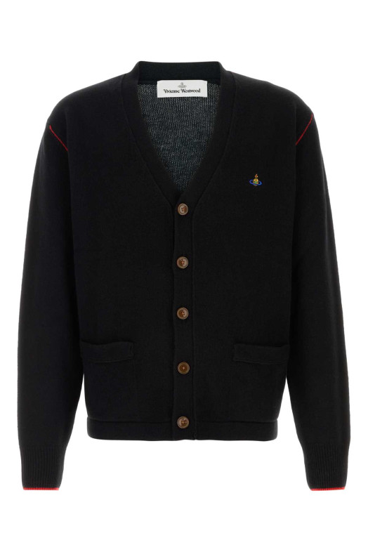 Black wool blend Alex cardigan VIVIENNE WESTWOOD (2701002VY0018)