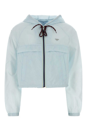 Pastel light-blue Re-Nylon windbreaker PRADA (292267SWMO1WQ9)