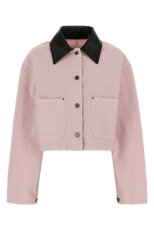 Pink denim jacket PRADA (292356SOOO19CB)