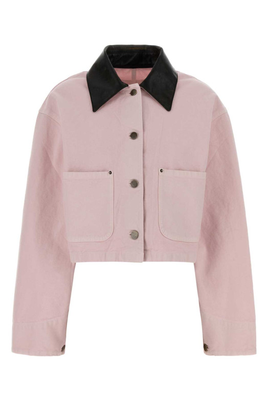 Pink denim jacket PRADA (292356SOOO19CB)