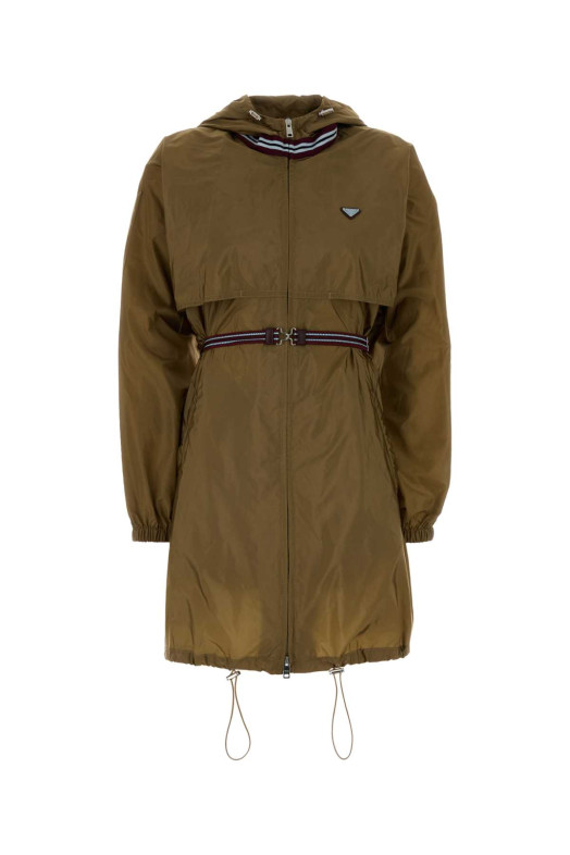 Army green Re-Nylon raincoat PRADA (29E171SOOO1WQ9)