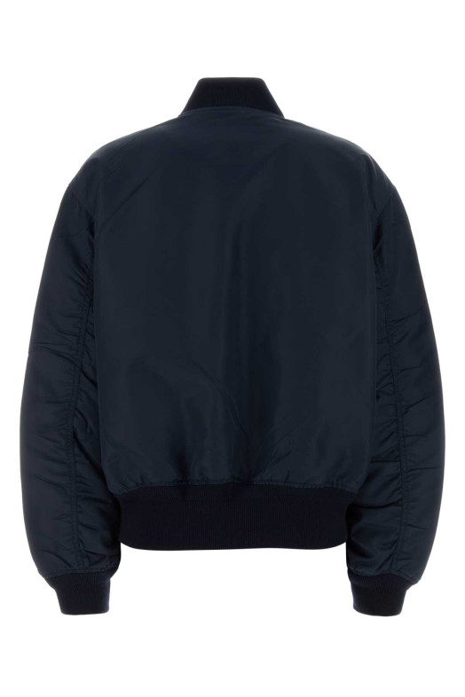 Dark blue twill bomber jacket Blue PRADA (29X265SWMO16IC)