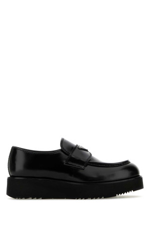 Black leather loafers Black PRADA (2DG147FX023055)