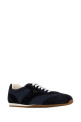 Dark blue suede and fabric sneakers Blue PRADA (2EE465FG000D7R)