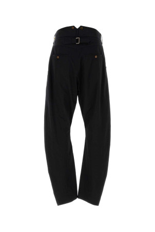 Black stretch cotton pant VIVIENNE WESTWOOD (2F010022W01CC)
