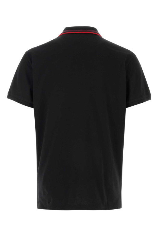 Black piquet polo shirt VIVIENNE WESTWOOD (2H01000UJ00AU)