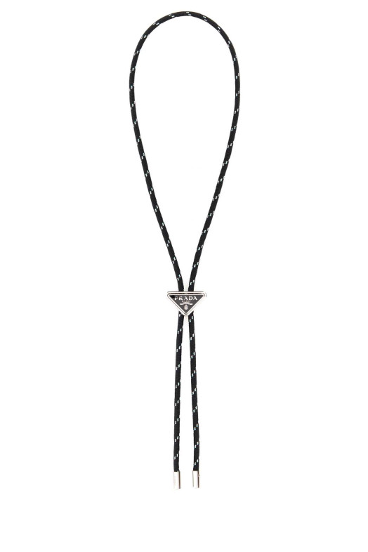 Black fabric necklace Black PRADA (2IC2882HE2)