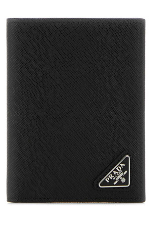 Black leather card holder Black PRADA (2MC048QHH)