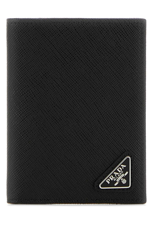 Black leather card holder Black PRADA (2MC048QHH)