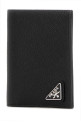 Black leather card holder Black PRADA (2MC048QHH)