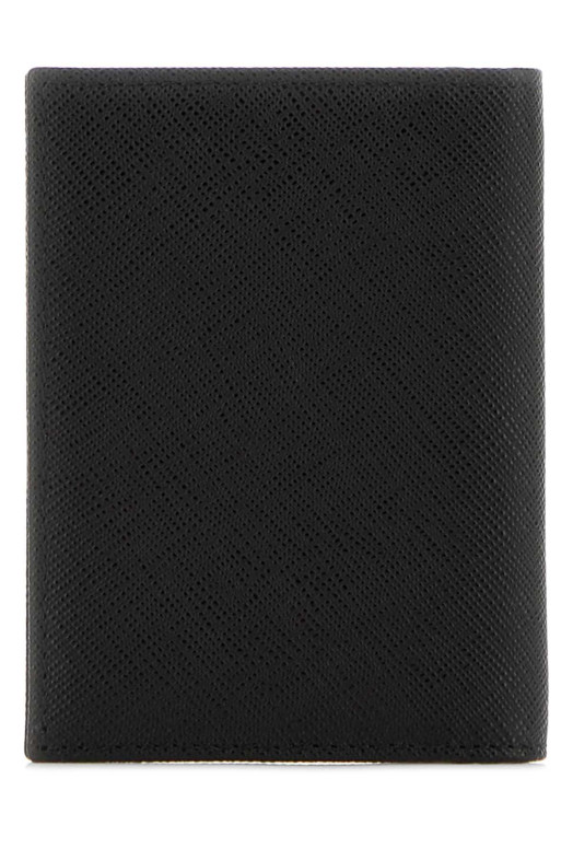 Black leather card holder Black PRADA (2MC048QHH)