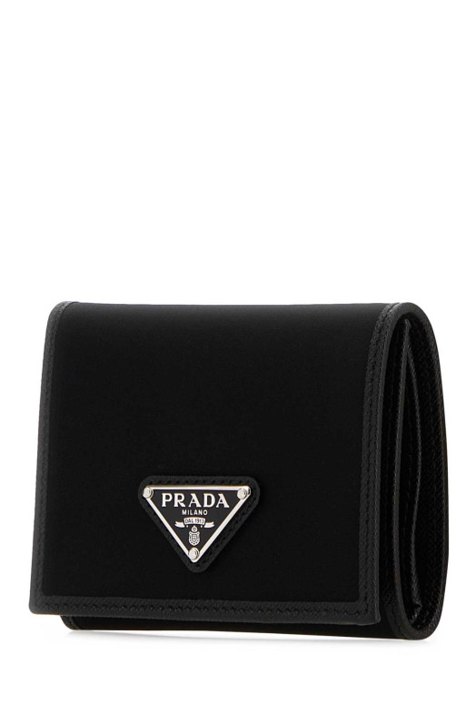 Black fabric wallet Black PRADA (2MH0412DMH)