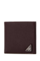Burgundy leather wallet PRADA (2MO513QHH)