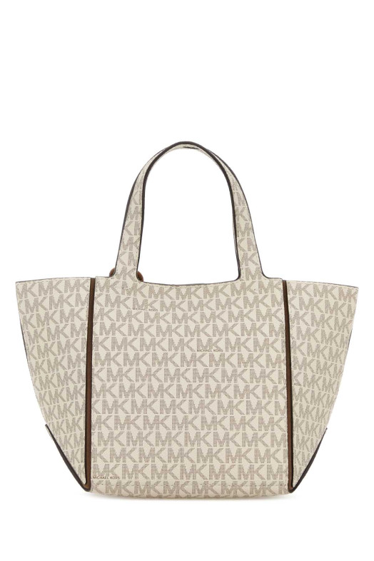 Borsa a mano Jordi in tela stampata Beige MICHAEL BY MICHAEL KORS (30R6G9JT9B)
