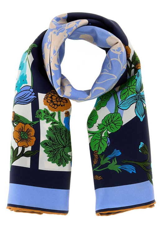 Printed silk foulard SALVATORE FERRAGAMO (310226789887)
