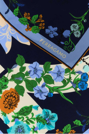 Printed silk foulard SALVATORE FERRAGAMO (310226789887)