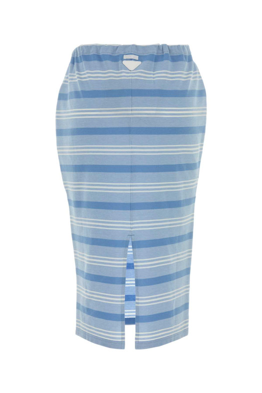 Embroidered piquet skirt PRADA (31147SOOO188Q)