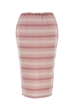 Embroidered piquet skirt PRADA (31147SOOO188Q)