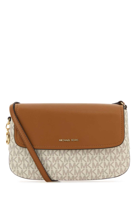 Printed canvas Alice crossbody bag Beige MICHAEL BY MICHAEL KORS (32R6G0XC1B)