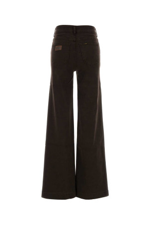 Brown stretch denim Mistral palazzo jeans LOIS (34406491)