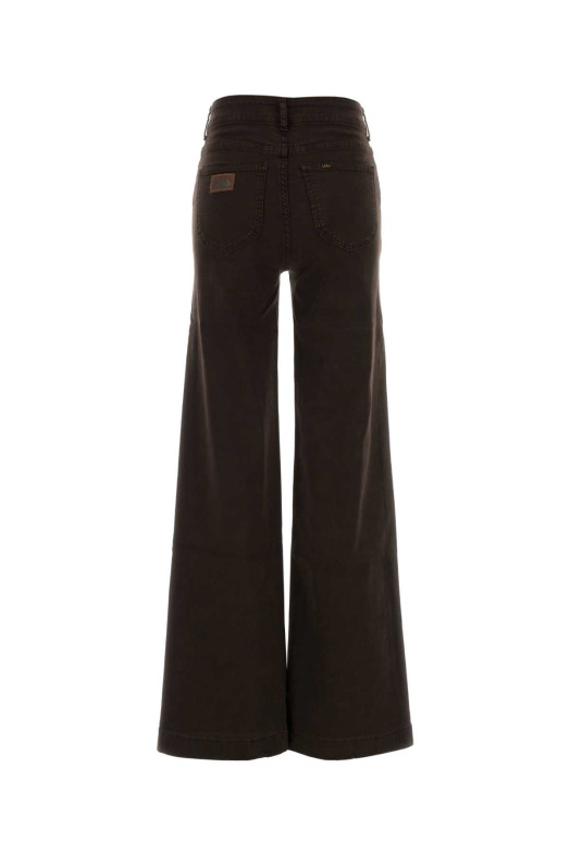 Brown stretch denim Mistral palazzo jeans LOIS (34406491)