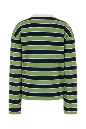 Embroidered cotton oversize t-shirt PRADA (39604SOOO189P)